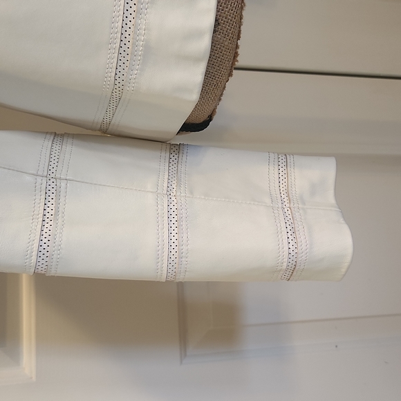 St. John leather jkt white M - Picture 3 of 14